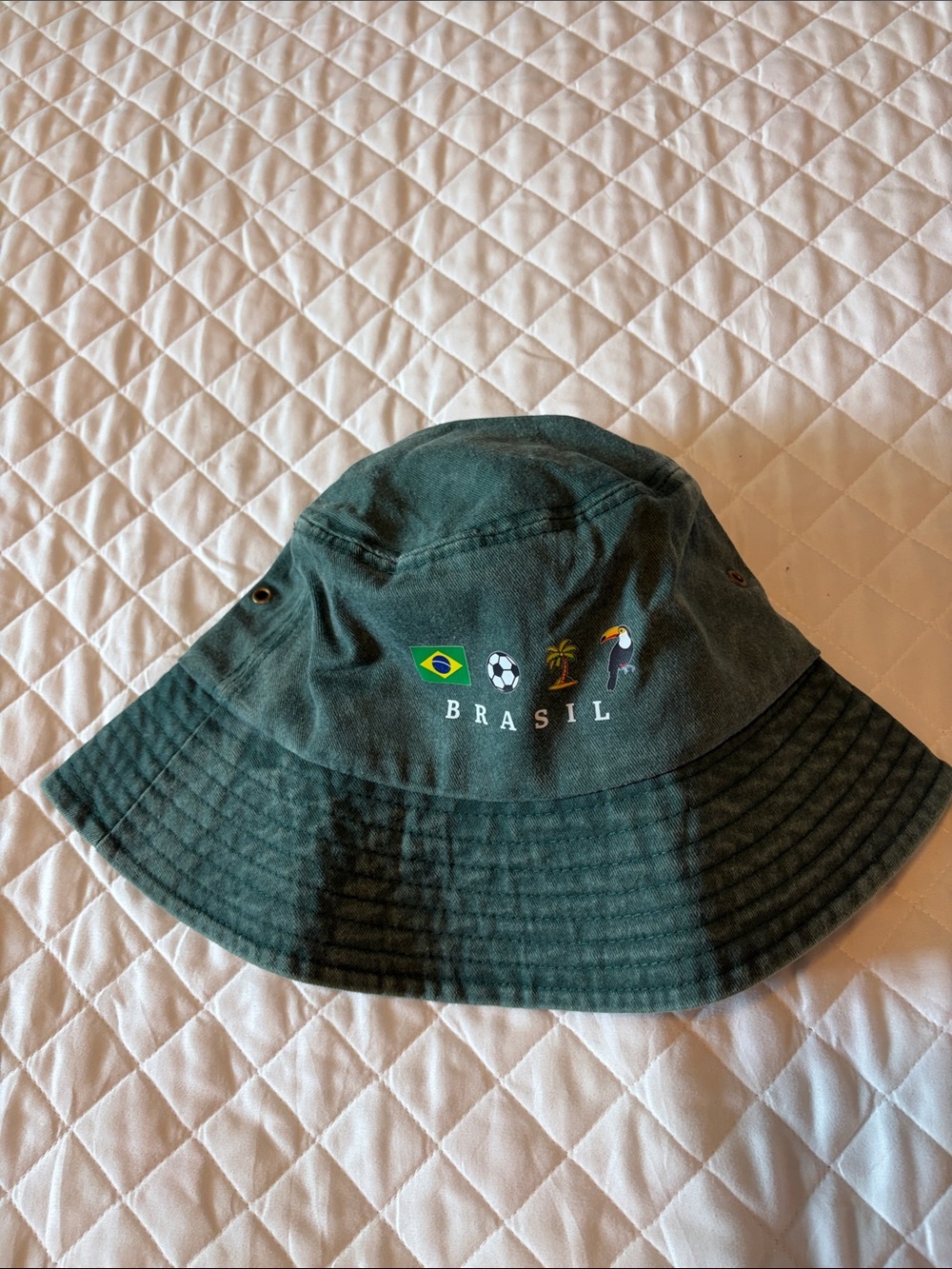 Brasil  Green Bucket Hat